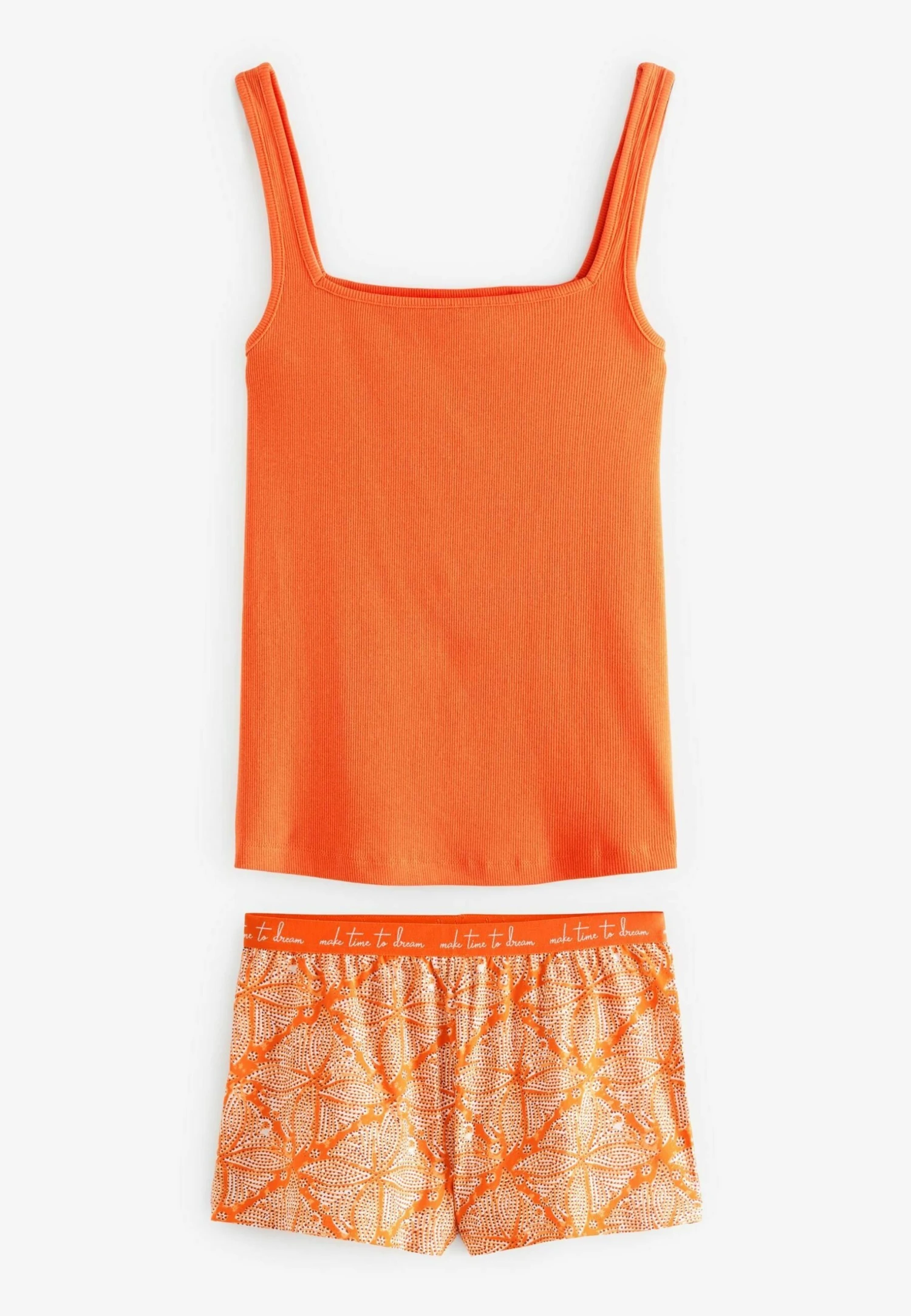 Next BLEND SET PETITE - Piżama - Orange Abstract 6 Next BLEND SET PETITE - Piżama - Orange Abstract - obrazek 6