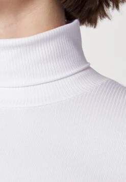 Calvin Klein RIB ROLL NECK LONG SLEEVE - Bluzka Z Długim Rękawem - Bright White 9 Calvin Klein RIB ROLL NECK LONG SLEEVE - Bluzka Z Długim Rękawem - Bright White -sklep Next 3fbe85b12511409da87806e0b2ff5b57