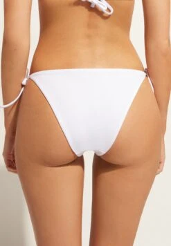 Calzedonia MIT SCHMALEN BÄNDCHEN UND BLUMEN PARIGI - Dół Od Bikini - Weiß White Roses -sklep Next 407c382e2c2c432daa51228f240c9108