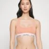 CALVIN KLEIN UNDERWEAR UNLINED BRALETTE - Góra Od Bikini - Rust