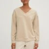 SOFTER MIT TAPE - Bluza - Beige
