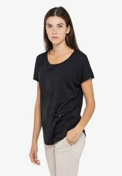 True Religion WE THE WORLD - T-shirt Z Nadrukiem - Schwarz