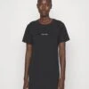 CALVIN KLEIN UNDERWEAR NIGHTSHIRT - Koszula Nocna - Black