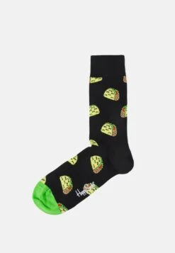 Happy Socks TACO TO GO SOCK UNISEX - Skarpety - Black