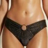 Calzedonia HOLLYWOOD - Dół Od Bikini - Braun Golden Shine Black