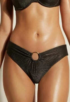 Calzedonia HOLLYWOOD - Dół Od Bikini - Braun Golden Shine Black