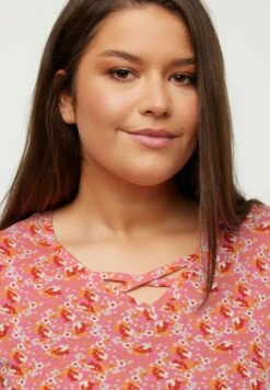 Ulla Popken T-shirt Z Nadrukiem - Pink Red Multi -sklep Next 4a0d22e86919480a914eb19846414ecb