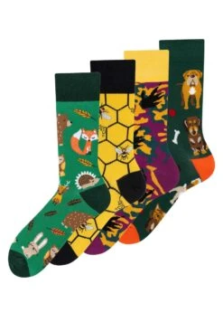 WILD WORLD - PSY, PSZCZOŁY, LIS - Skarpety - Multi-coloured