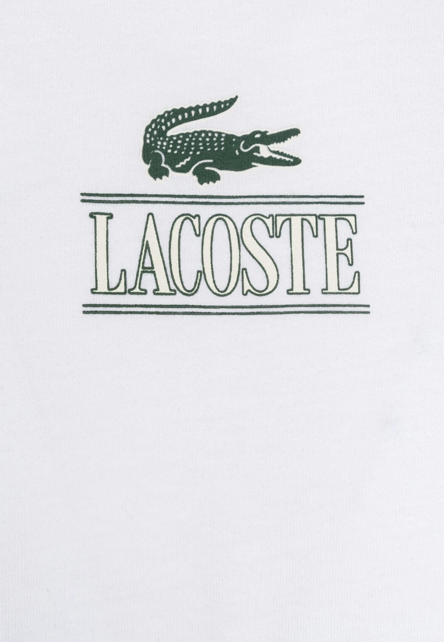 Lacoste UNISEX - T-shirt Z Nadrukiem - White 5 Lacoste UNISEX - T-shirt Z Nadrukiem - White - obrazek 5
