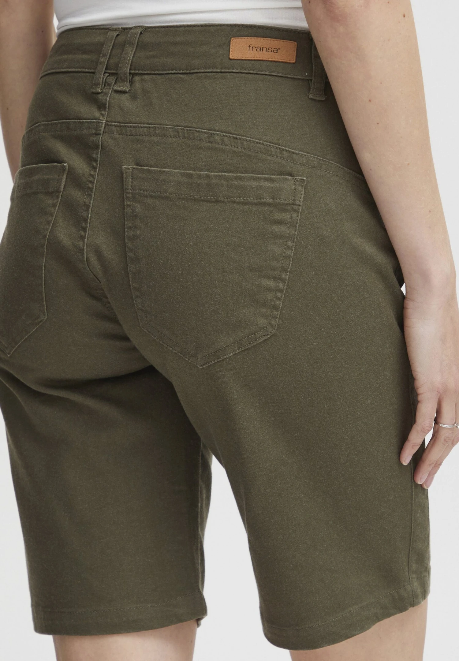 Fransa FRLOMAX 5 SH - Szorty - Dusty Olive 5 Fransa FRLOMAX 5 SH - Szorty - Dusty Olive - obrazek 5