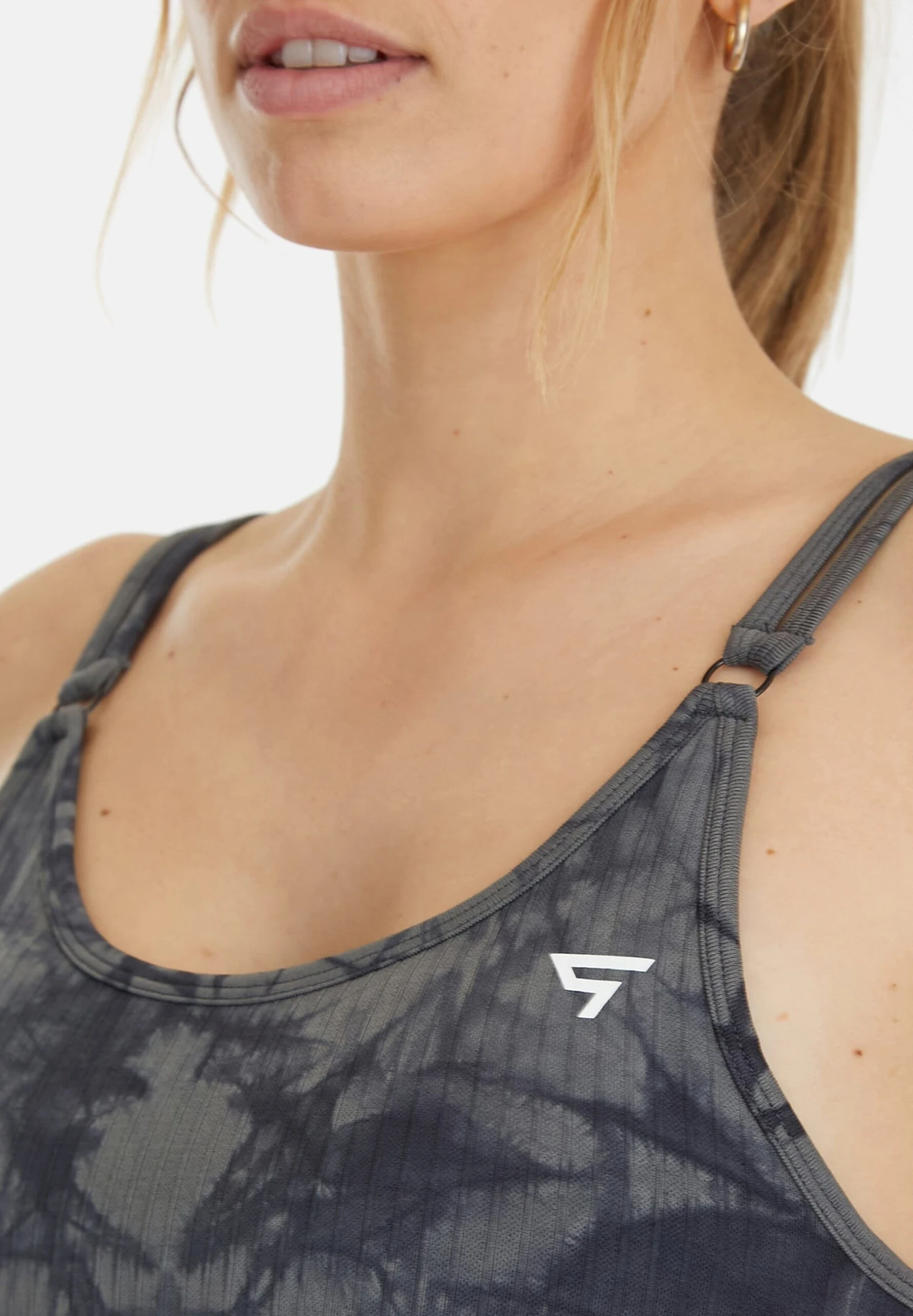 AURORA SEAMLESS TIEDYE - Top - Dark Grey 4 AURORA SEAMLESS TIEDYE - Top - Dark Grey - obrazek 4