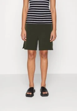 Edc By Esprit STRUC - Szorty - Dark Khaki