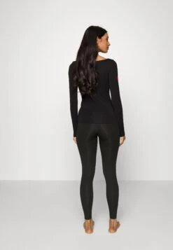 Hugo LEGGINGS THERMAL - Spodnie Od Piżamy - Black -sklep Next 526e582e7e494127a74f82c343964a84