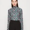 COLOURFUL REBEL NEYO CUTE FLOWER PEACHED TURTLENECK - Bluzka Z Długim Rękawem - Multicolor