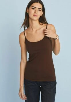 Next THIN STRAP - Top - Chocolate Brown