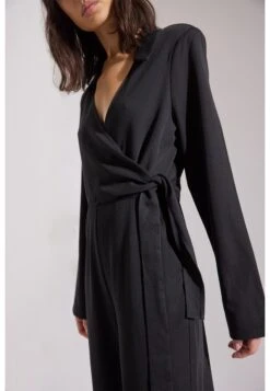 NA-KD TIE DETAIL WAIST - Kombinezon - Black -sklep Next 563594e363be4b739e31504475054b9a