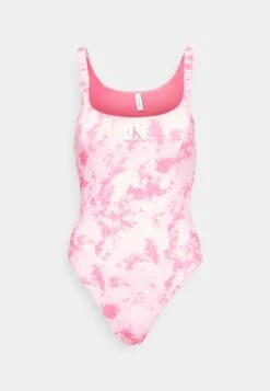 Calvin Klein Swimwear ONE PIECE - Kostium Kąpielowy - Pink -sklep Next 5c8aed4524af4dafbc4b27bd22a501bd
