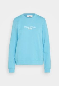 Marc O'Polo DENIM BASIC FIT CREW NECK LOGO EMBROIDERY - Bluza - Pool Party -sklep Next 5e4c2374064242859ec58d77ec3ea6da