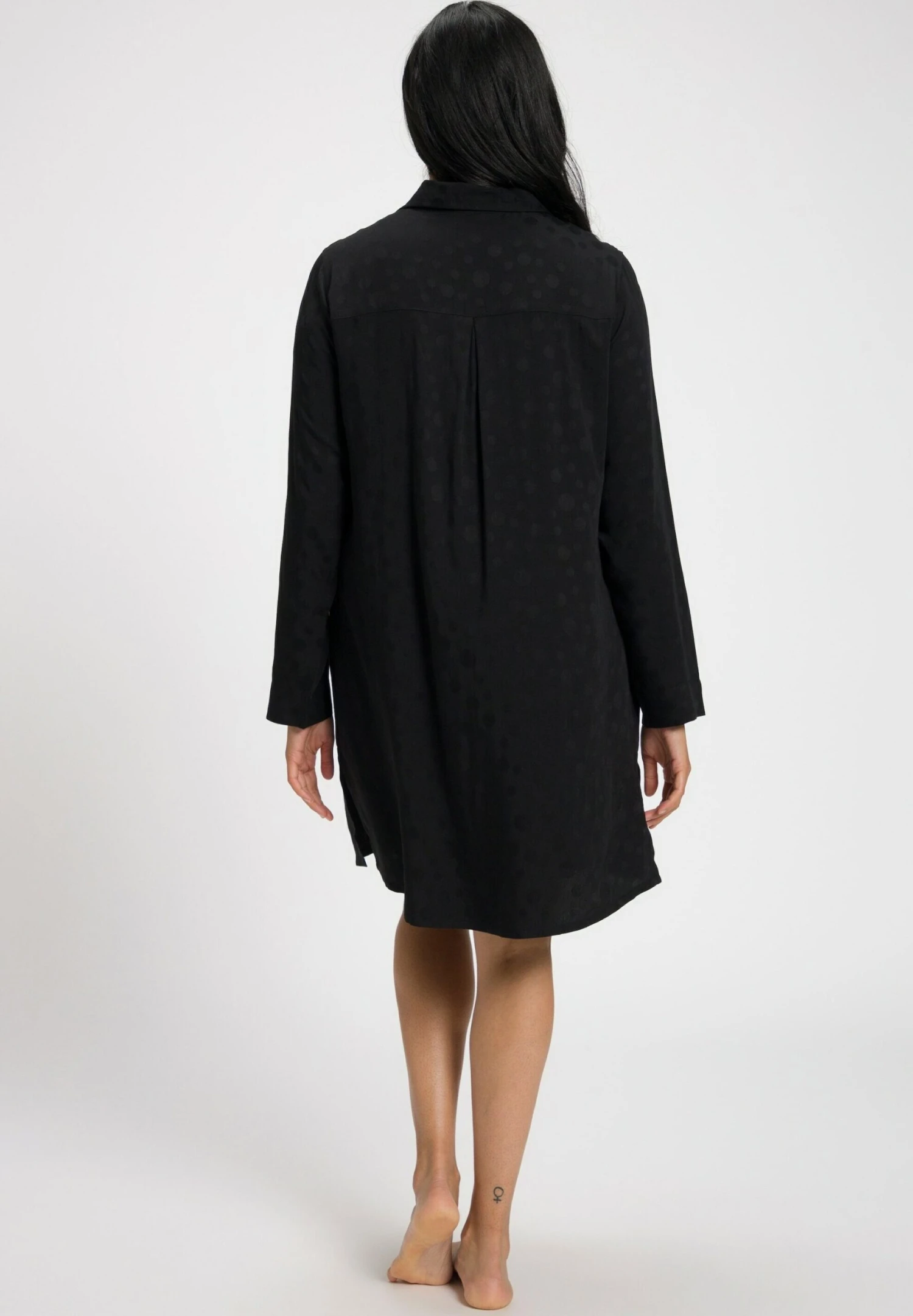 Ulla Popken Koszula Nocna - Noir 2 Ulla Popken Koszula Nocna - Noir - obrazek 2