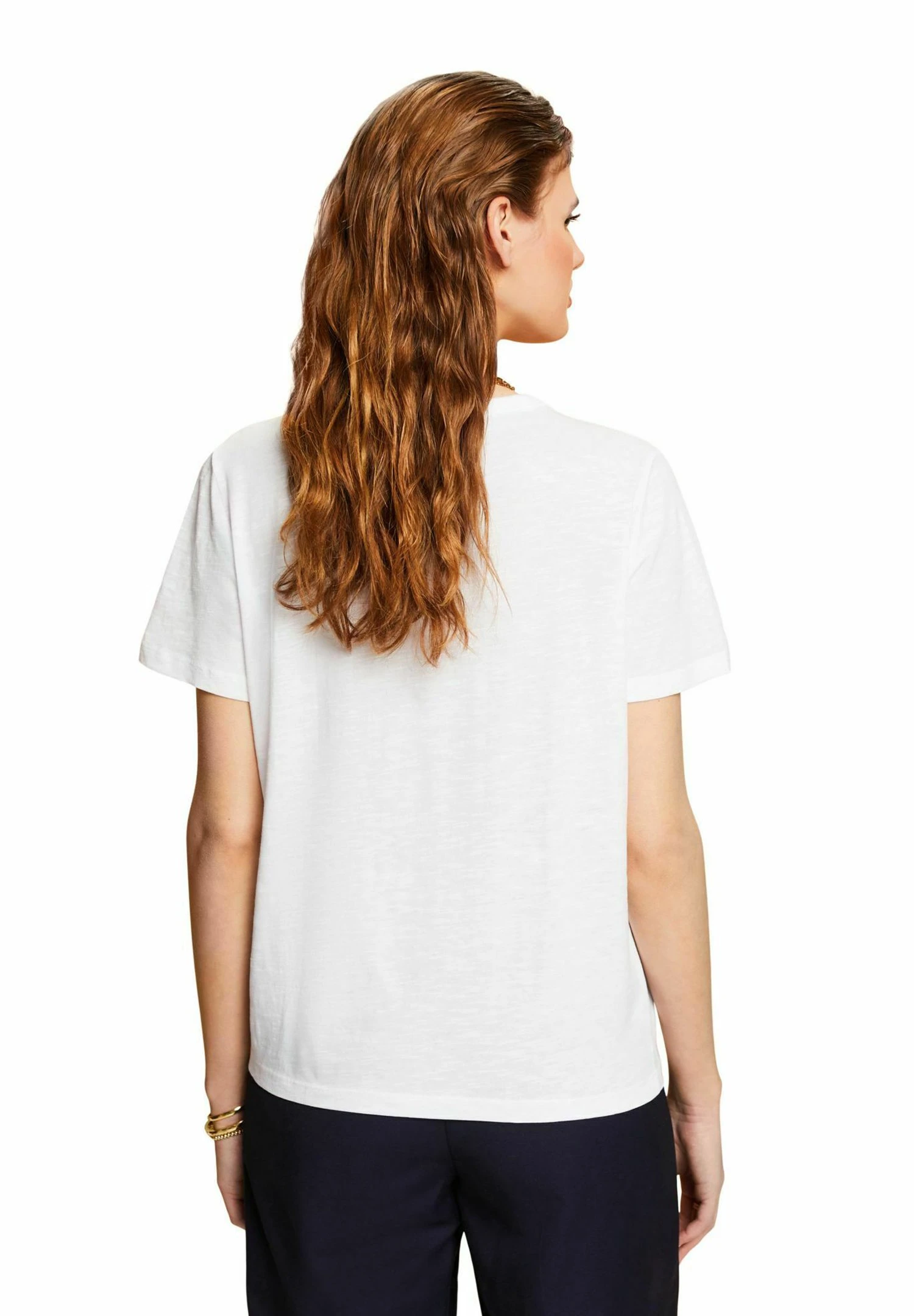 Edc By Esprit T-shirt Basic - White 2 Edc By Esprit T-shirt Basic - White - obrazek 2