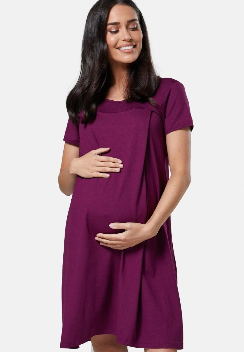 FOR CHILDBIRTH AND FEEDING - Koszula Nocna - Purple 5 FOR CHILDBIRTH AND FEEDING - Koszula Nocna - Purple - obrazek 5