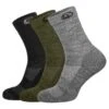 Giesswein MERINO HIKING SOCKS 3 PACK - Skarpety Sportowe - Set X Schwarz X Wald X Schiefer