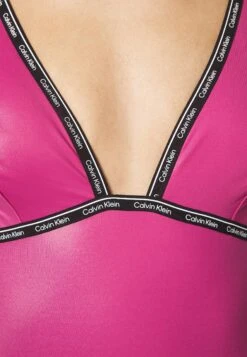 Calvin Klein Swimwear PLUNGE ONE PIECE - Kostium Kąpielowy - Pale Fuchsia -sklep Next 63bd2378dae44a04afa3d9ff2b6dcb57