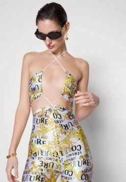 Versace Jeans Couture LOGO COUTURE - Kombinezon - White/gold -sklep Next 671a30d51b2c486a98bebbfcb3d2b798