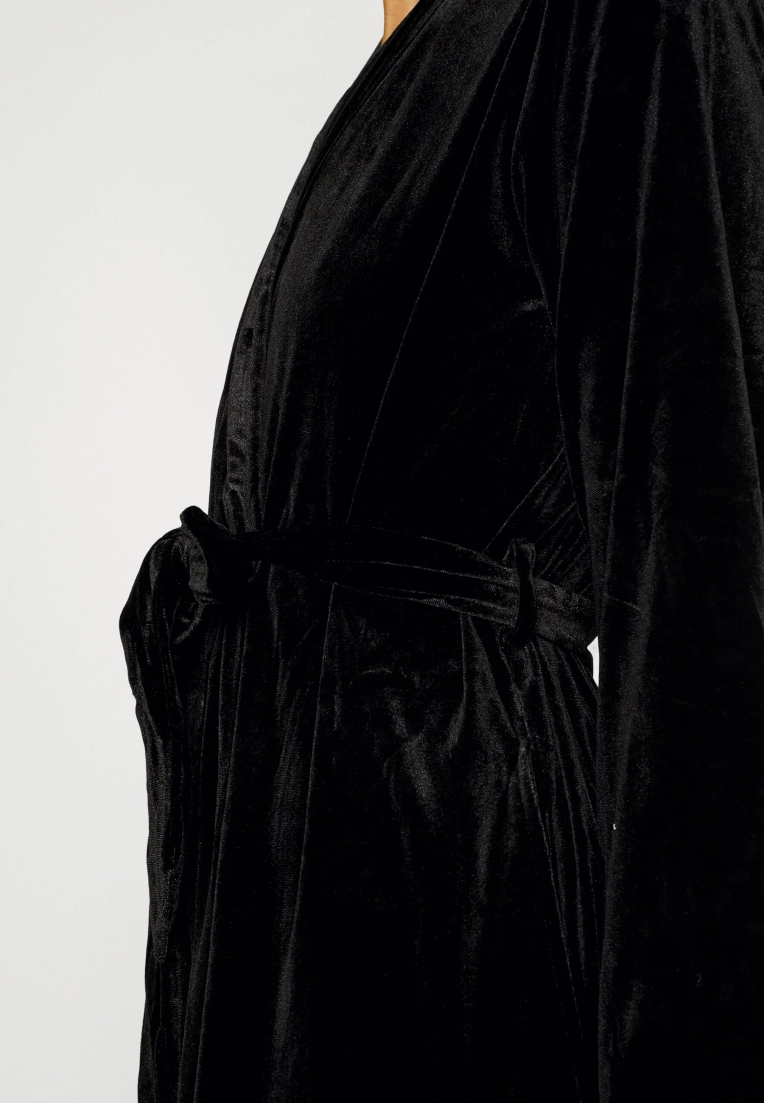 Pour Moi MIDI LENGTH GOWN - Szlafrok - Black 5 Pour Moi MIDI LENGTH GOWN - Szlafrok - Black - obrazek 5