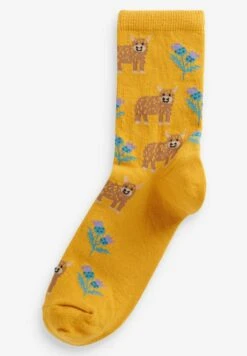 Next HAMISH HIGHLAND COW 4 PACK STANDARD - Skarpety - Yellow -sklep Next 693a5e1e08cb4b058bf0ceb93180d1d3