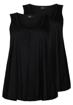 Zizzi 2 PACK BLEND - Top - Black Black -sklep Next 6b4d9cfc8abb428e9102c5777dc5fa05