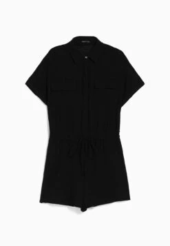 BERSHKA RUSTIC UTILITY - PLAYSUIT - Kombinezon - Black -sklep Next 6bce3805aafa4ec6b02771ba03f32e43