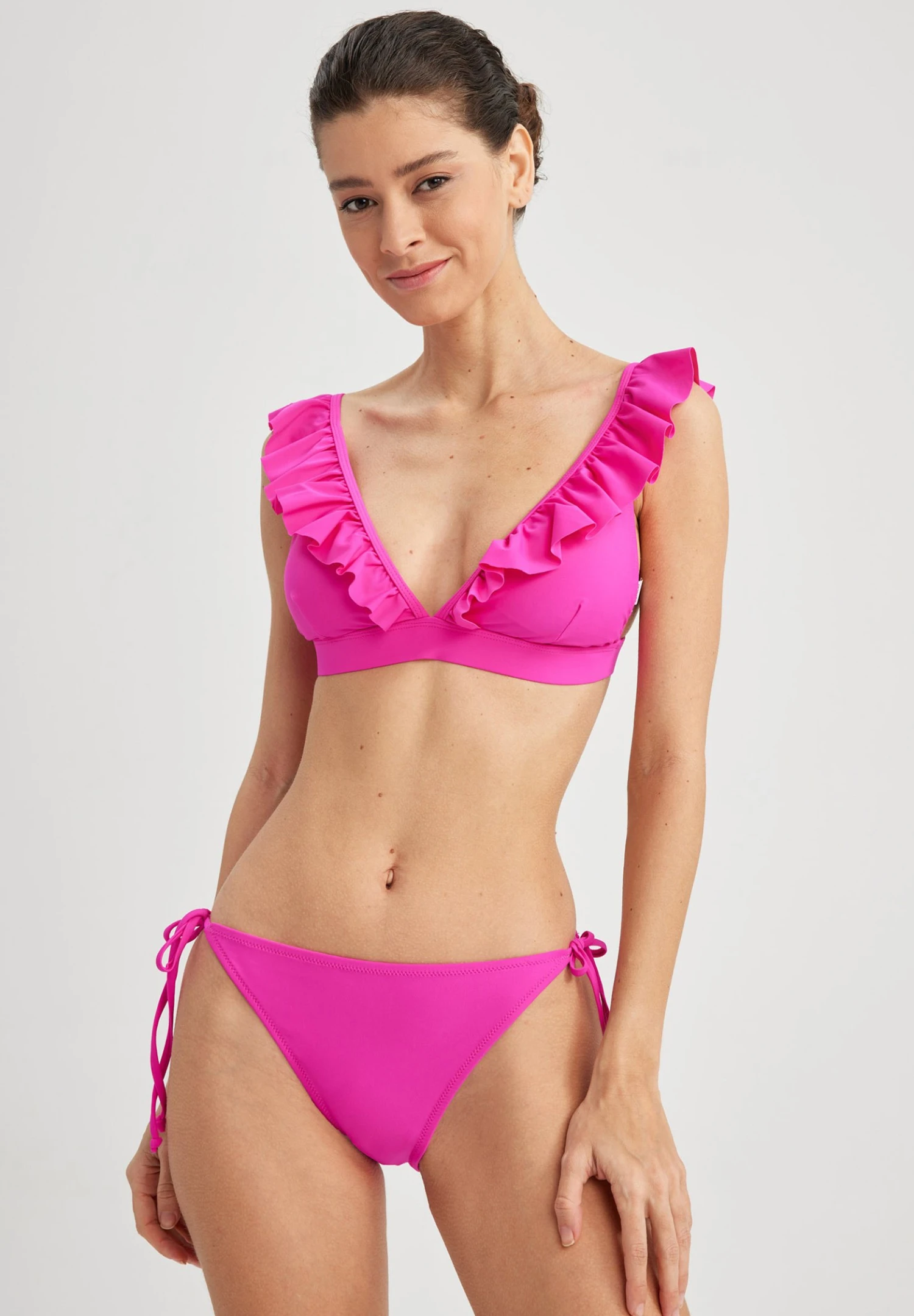 DeFacto Góra Od Bikini - Pink 2 DeFacto Góra Od Bikini - Pink - obrazek 2