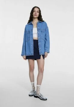 Stradivarius 2 PACK OF SEMI-SHEER - Skarpety - Green