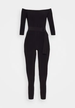 Norma Kamali OFF SHOULDER CATSUIT - Kombinezon - Black -sklep Next 6dcf9563173443fdbecd2a58b3901f23