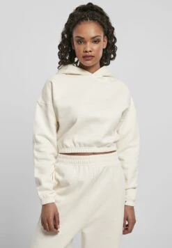 URBAN CLASSICS OVERSIZED - Bluza Z Kapturem - Whitesand