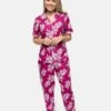 Cyberjammies EMMI BERRY LEAF PRINT - Spodnie Od Piżamy - Berry Leaf Print