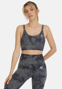 AURORA SEAMLESS TIEDYE - Top - Dark Grey