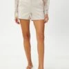 Koton POCKET BELTED MINI - Szorty - Stone