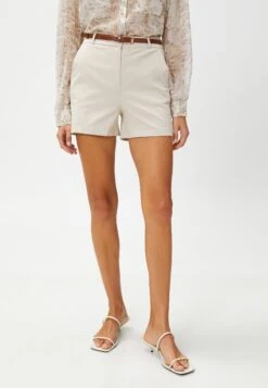 Koton POCKET BELTED MINI - Szorty - Stone