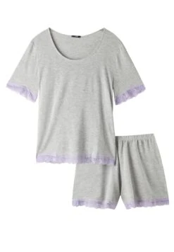 CORTO - Piżama - Light Grey Blend Soft Lilac 9 CORTO - Piżama - Light Grey Blend Soft Lilac -sklep Next 7422d89d97a34282b5427de9cbcf90d1