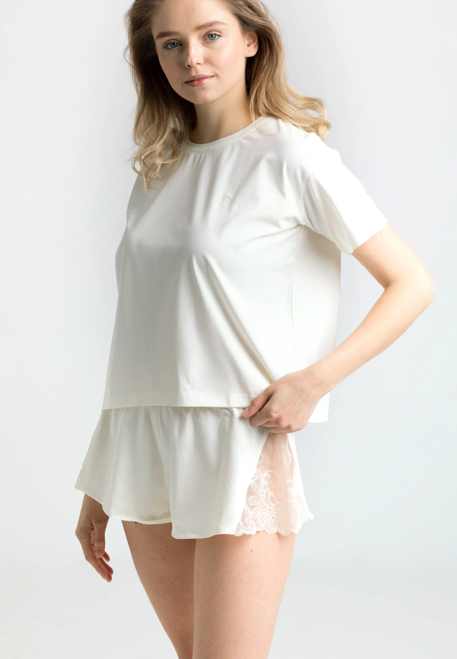 SET - Piżama - Ecru 4 SET - Piżama - Ecru - obrazek 4