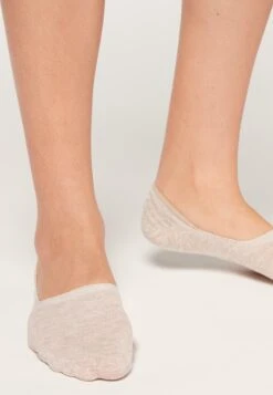 Calzedonia CALCETINES INVISIBLES DE LINO - Stopki - Natur