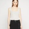 Gina Tricot KARITA - Top - Offwhite