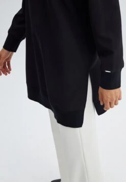 WITH SIDE SLIT - Bluza - Black -sklep Next 7bb278e8757d4eb38e59c8c39041b69b