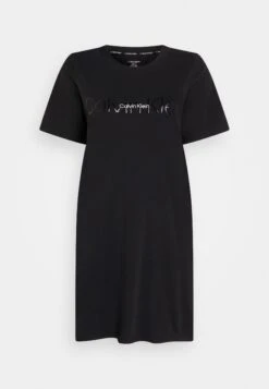 CALVIN KLEIN UNDERWEAR NIGHTSHIRT - Koszula Nocna - Black -sklep Next 7c75226629fd4d6d94fea00b13589d98