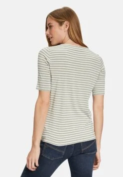 Betty Barclay RINGEL KURZARM - T-shirt Z Nadrukiem - Green White -sklep Next 7e7380fef5b04b1c8934722d592d2f8f