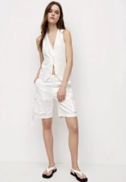 PULL & BEAR BERMUDA - Szorty - Beige -sklep Next 7fd499a7b6ca40759db1af318ada5ed7