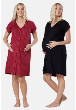 2 PAK - Koszula Nocna - Black Bordeaux Gold Coloured -sklep Next 82bfdf645a054fa490822893f9ba354d