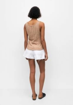 PULL & BEAR SLEEVELESS CUTWORK - Top - Ochre -sklep Next 8319331c4c514932bdb8738206673378